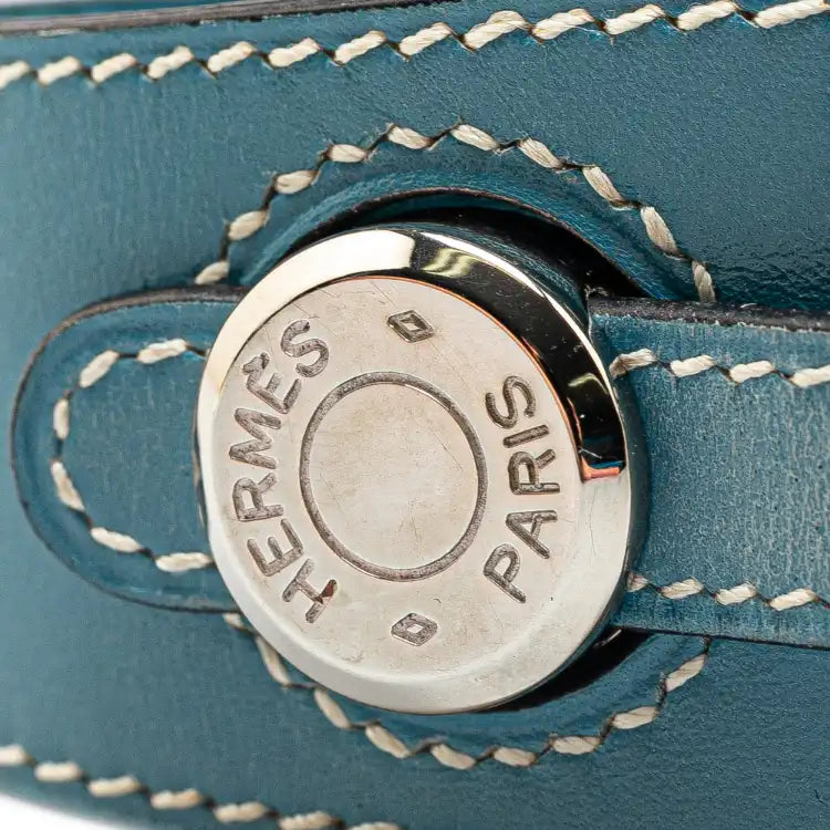 Hermès Sellier Leather Dalvy Wrap Bracelet