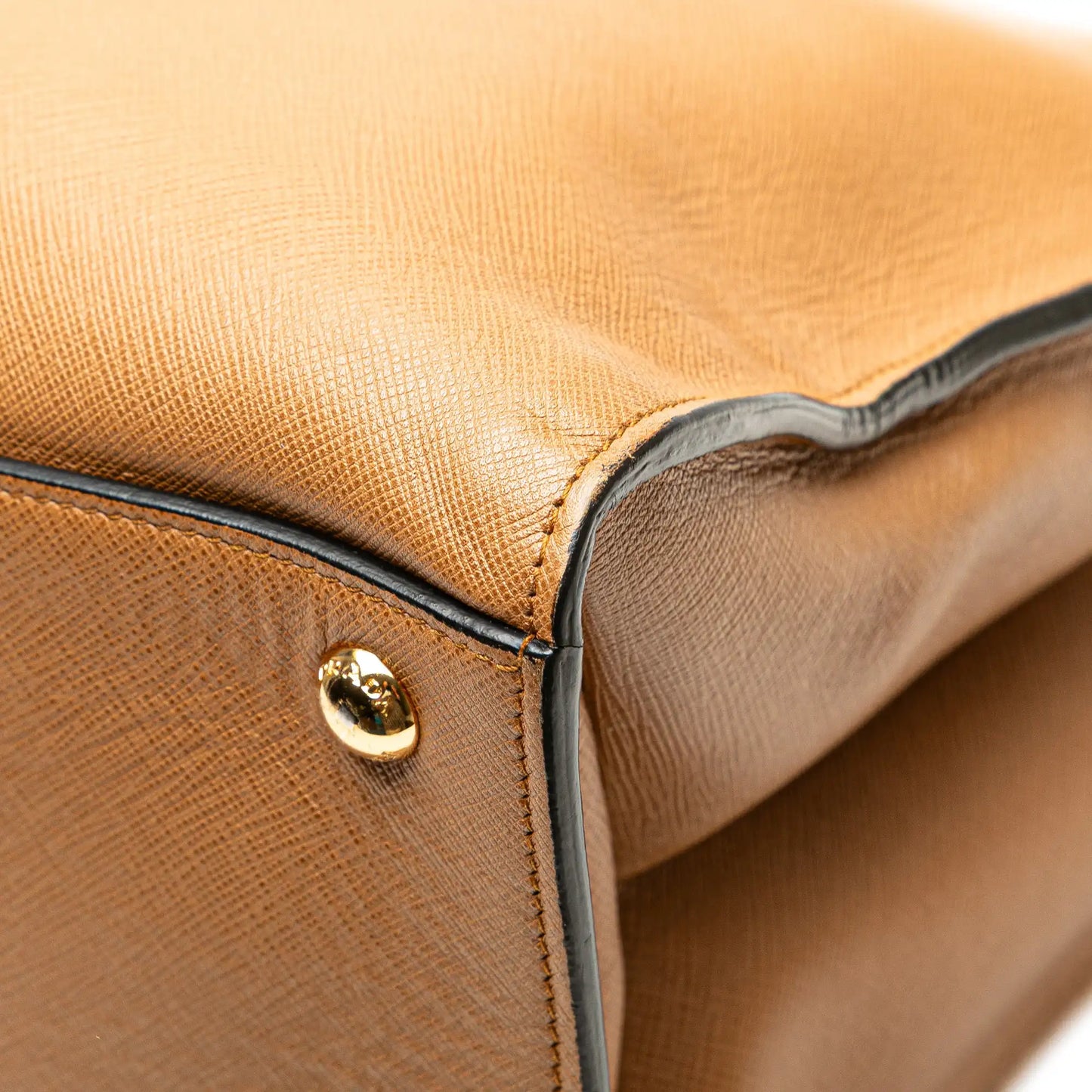 Prada Saffiano Soft Triple Pocket Satchel