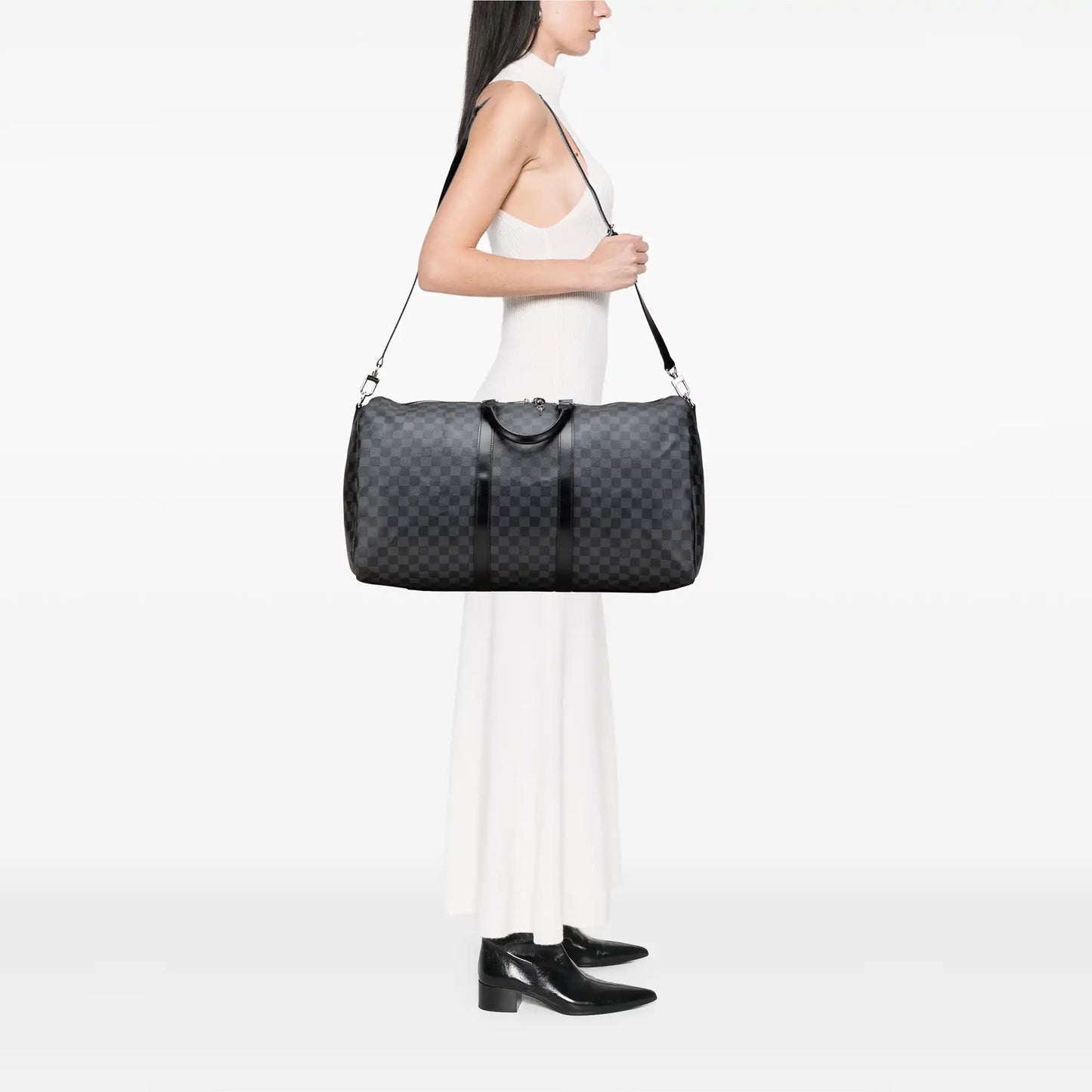 Louis Vuitton Damier Graphite Keepall Bandouliere 55