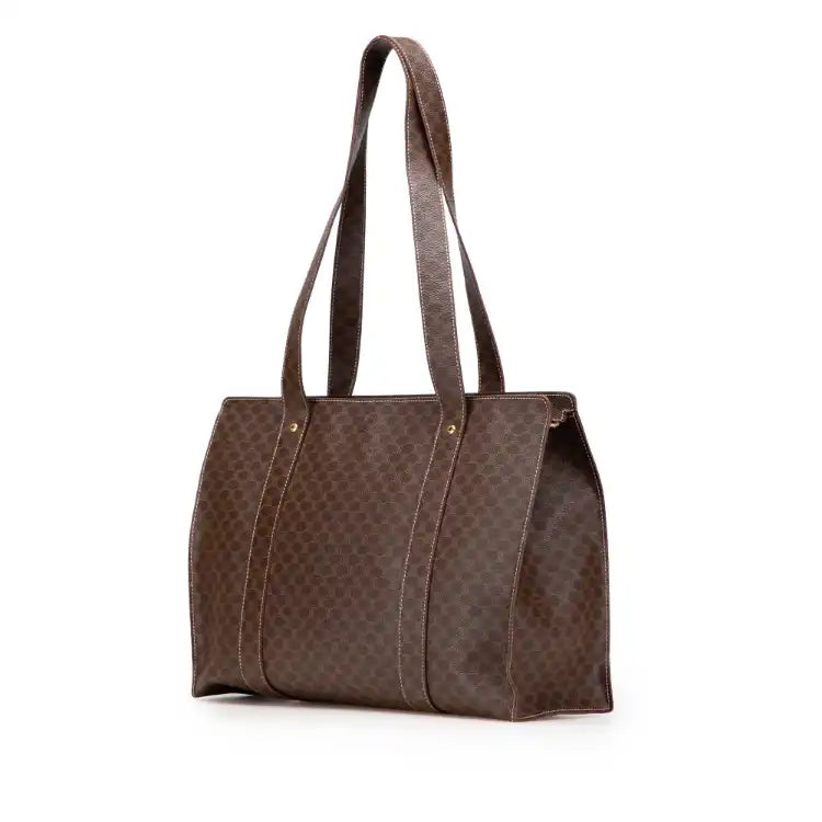 Celine Macadam Coated Canvas Tote
