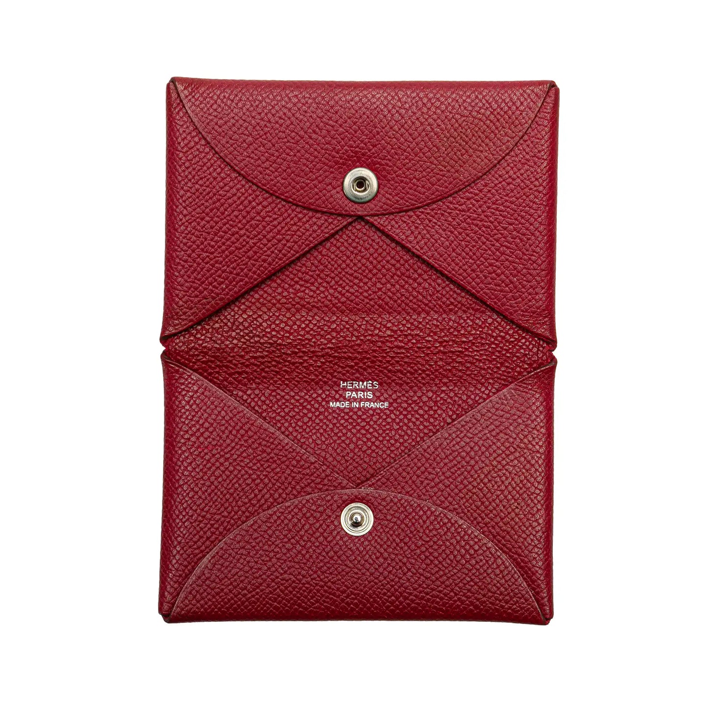 Hermès Epsom Calvi Card Holder