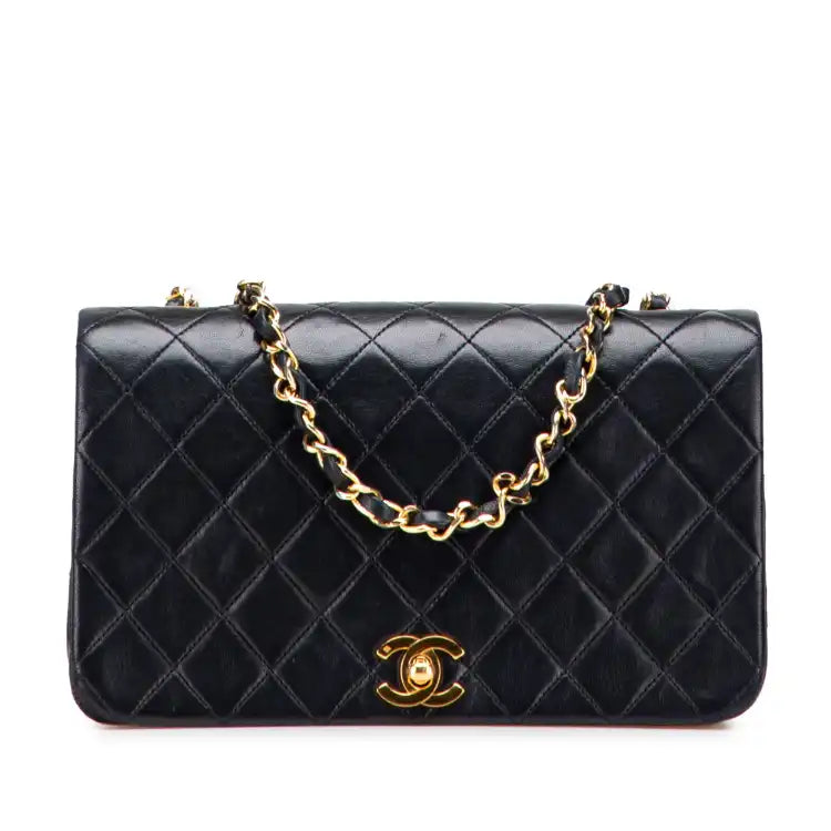 Chanel CC Quilted Lambskin Full Flap