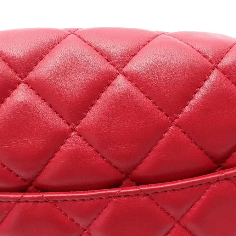 Chanel Jumbo Quilted Lambskin 3 Accordion Flap