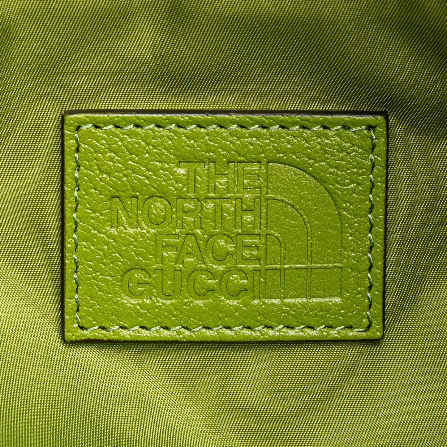 Gucci The North Face Floral Multicolor Nylon and Leather Backpack