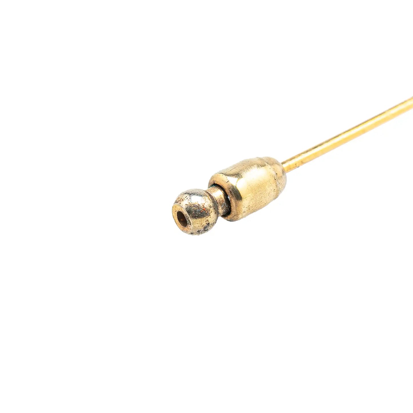Gold Plated CC Crystal Brooch Pin