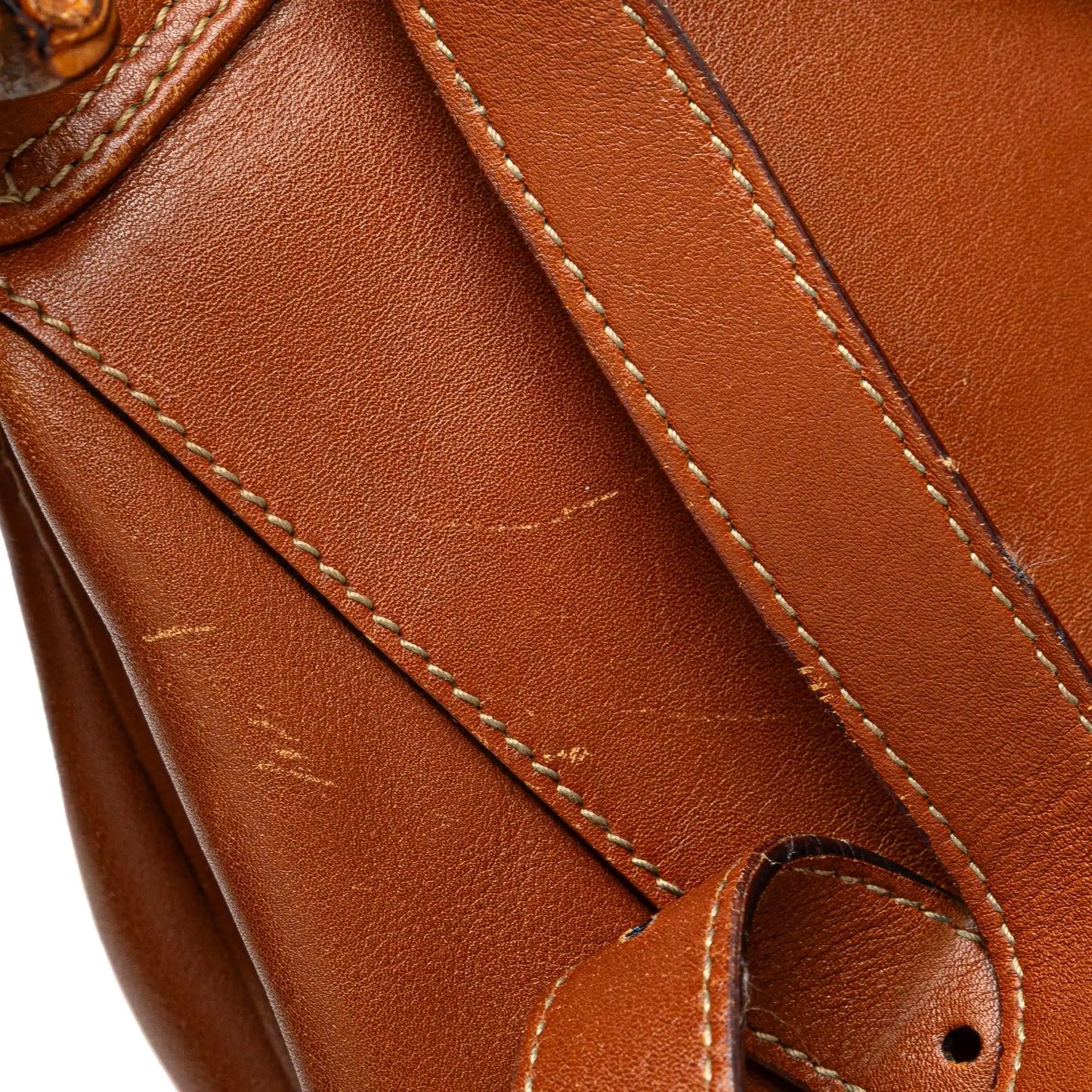 Gucci Leather Bamboo Backpack