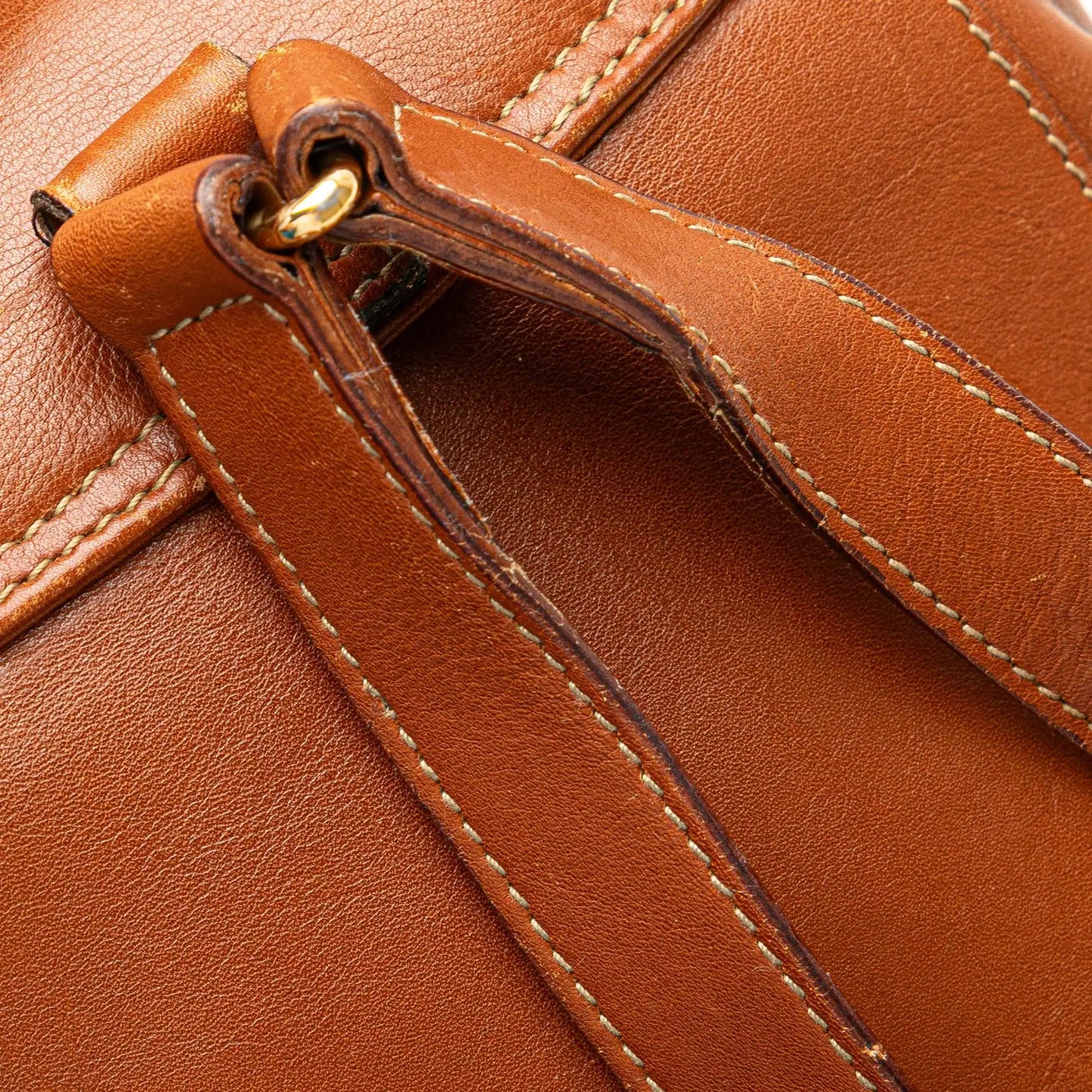 Gucci Leather Bamboo Backpack