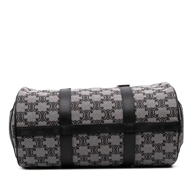 Celine Macadam Canvas Boston Bag