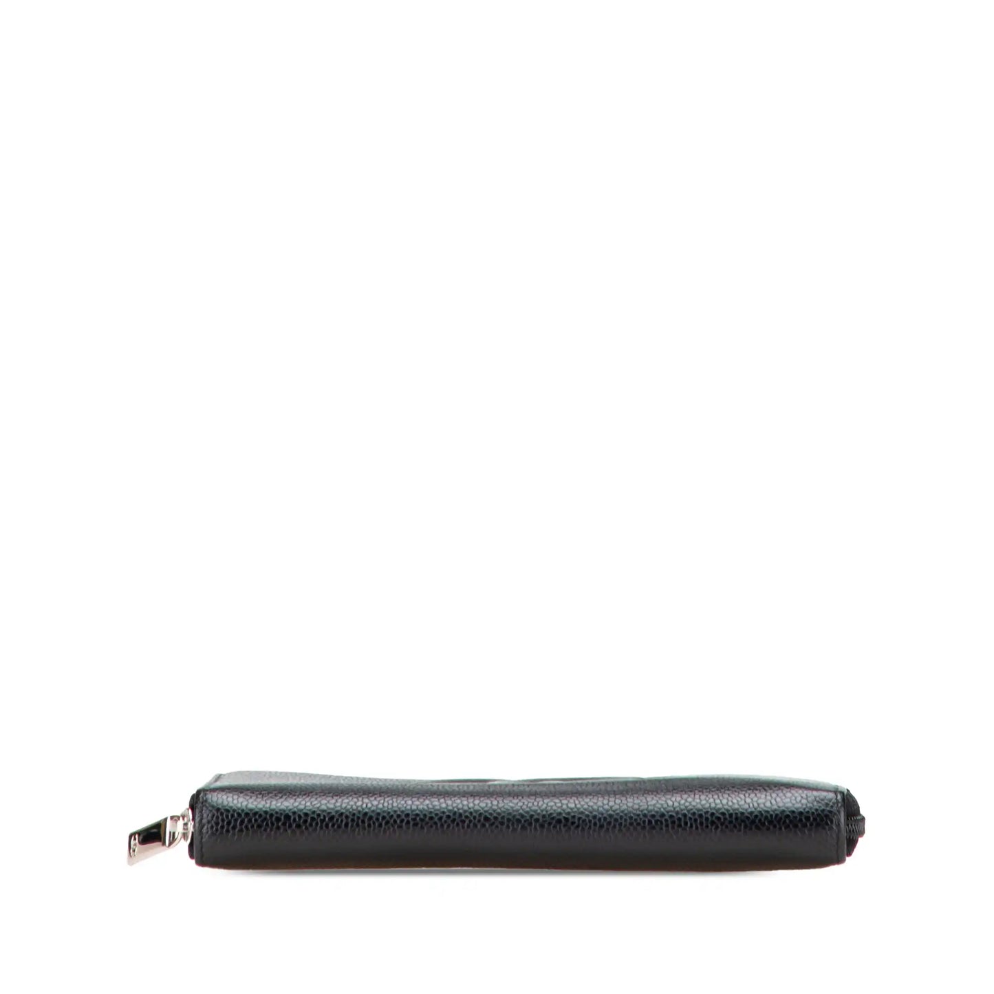 Chanel CC Caviar Zip Around Wallet
