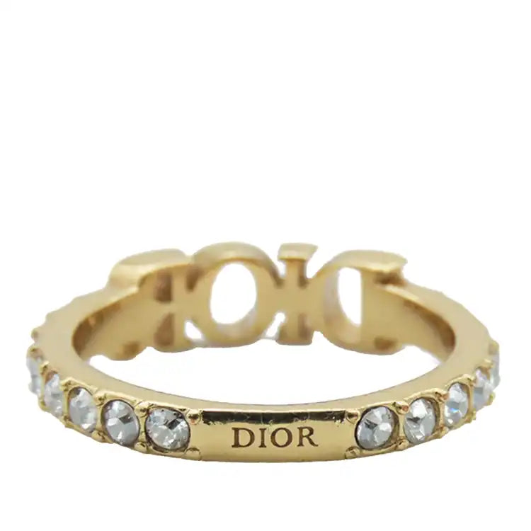 Dior Gold Plated Crystal DioRevolution Ring