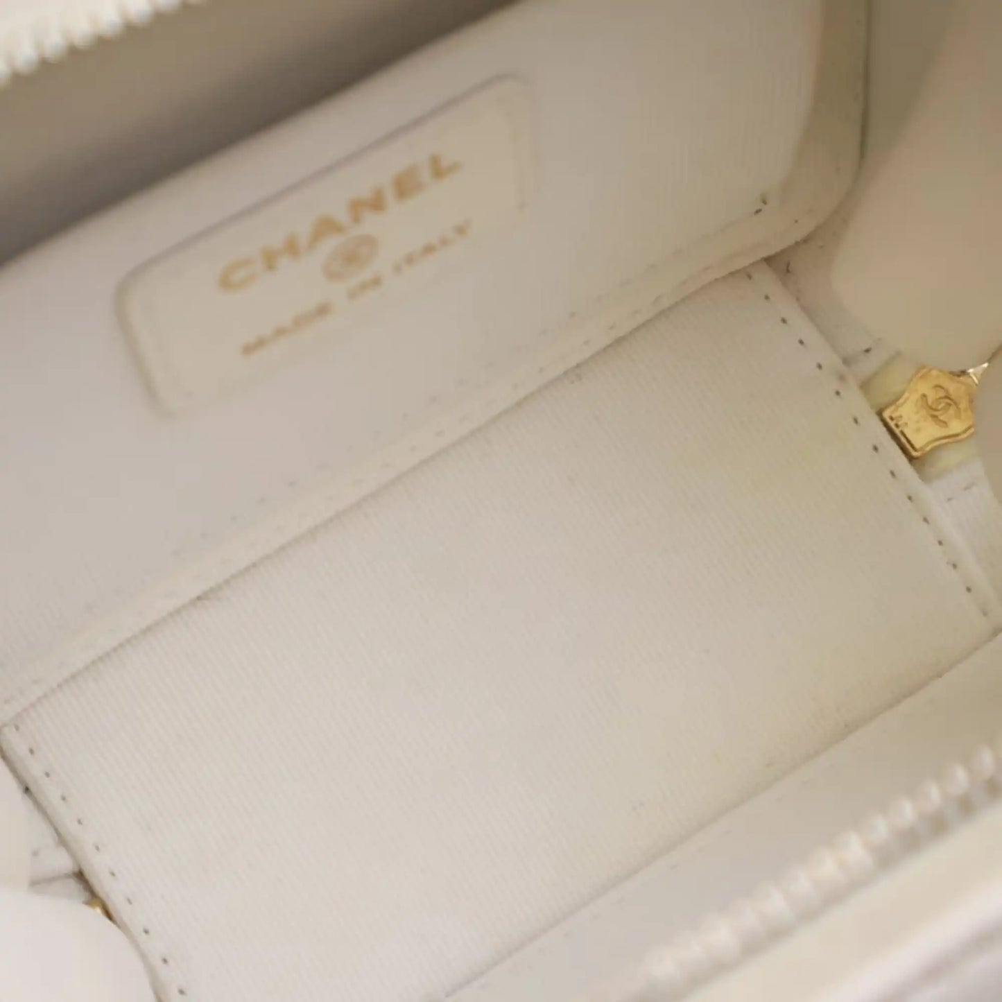 Chanel Mini Quilted Lambskin CC Vanity Case
