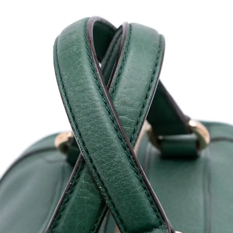 Gucci Pebbled Calfskin Soho Cellarius Boston Bag
