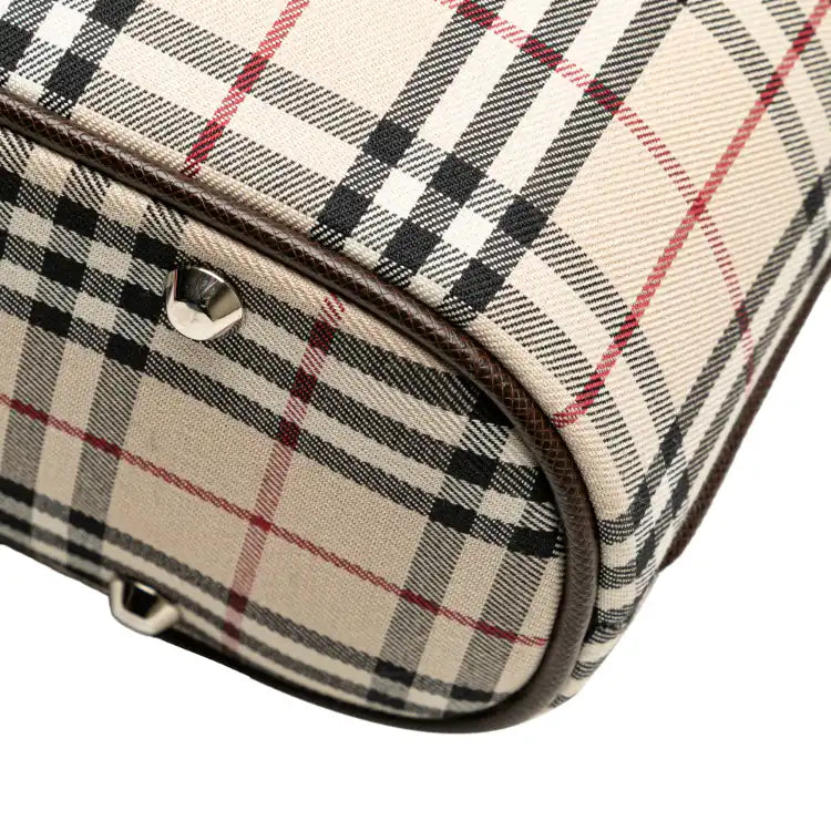 Burberry House Check Canvas Handbag