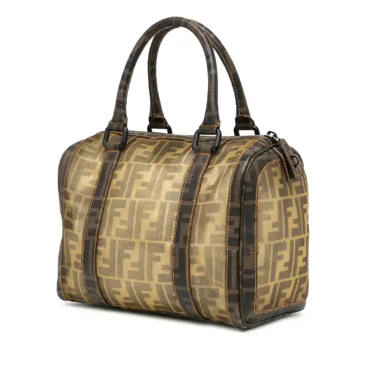 Fendi Zucca Mesh Boston Bag