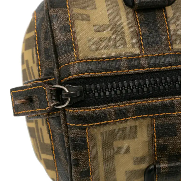 Fendi Zucca Mesh Boston Bag