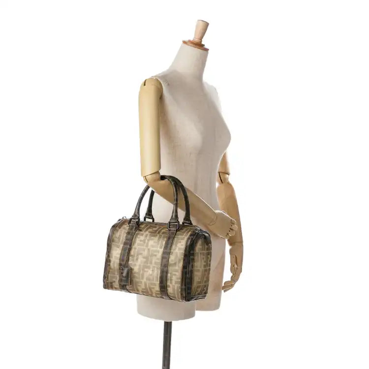 Fendi Zucca Mesh Boston Bag