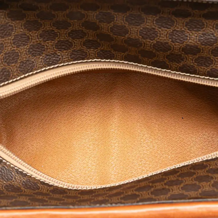 Celine Macadam Coated Canvas Handbag