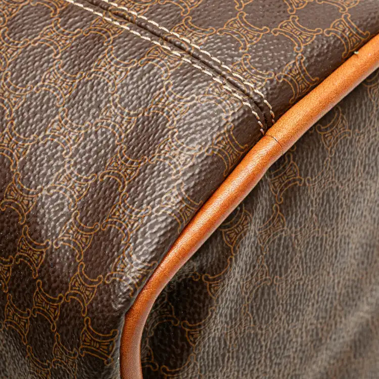 Celine Macadam Coated Canvas Handbag