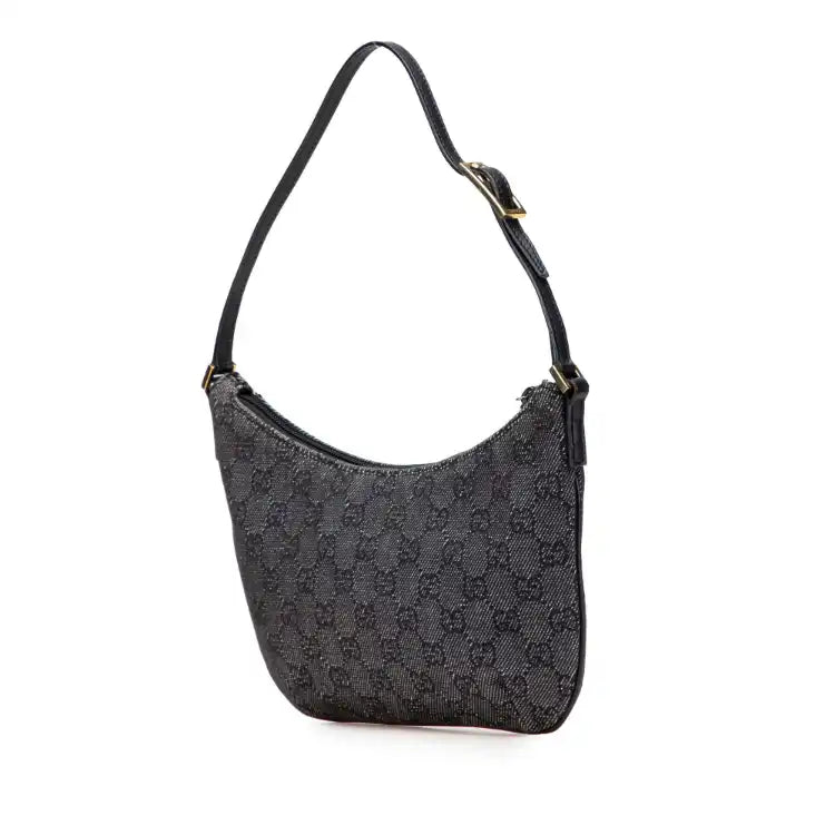 Gucci GG Denim Shoulder Bag
