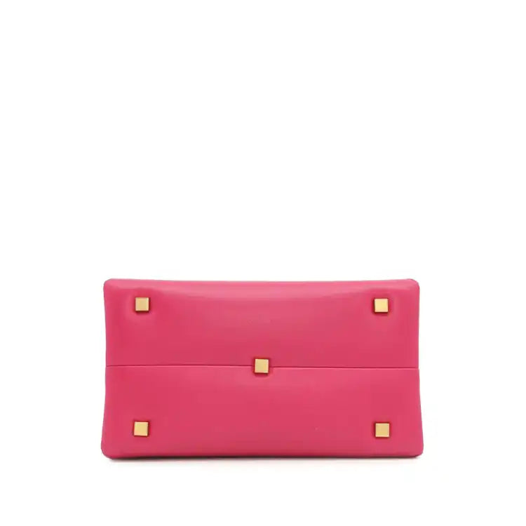 Valentino Small Nappa One Stud Top Handle Bag