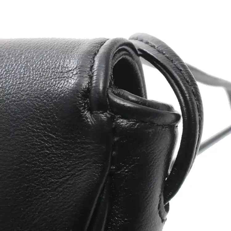 Celine Smooth Calfskin Logo Triangle Crossbody