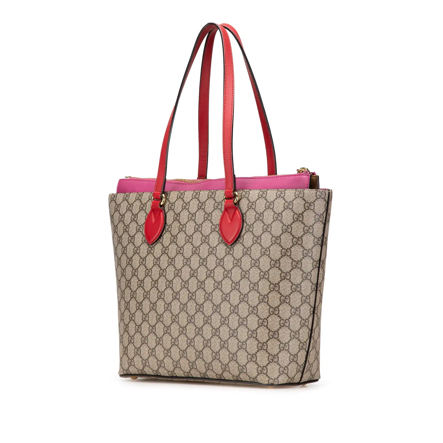 Gucci Medium GG Supreme Linea A Zip Tote