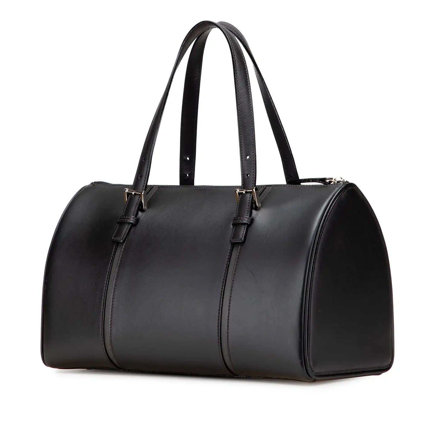 Burberry Leather Boston Bag