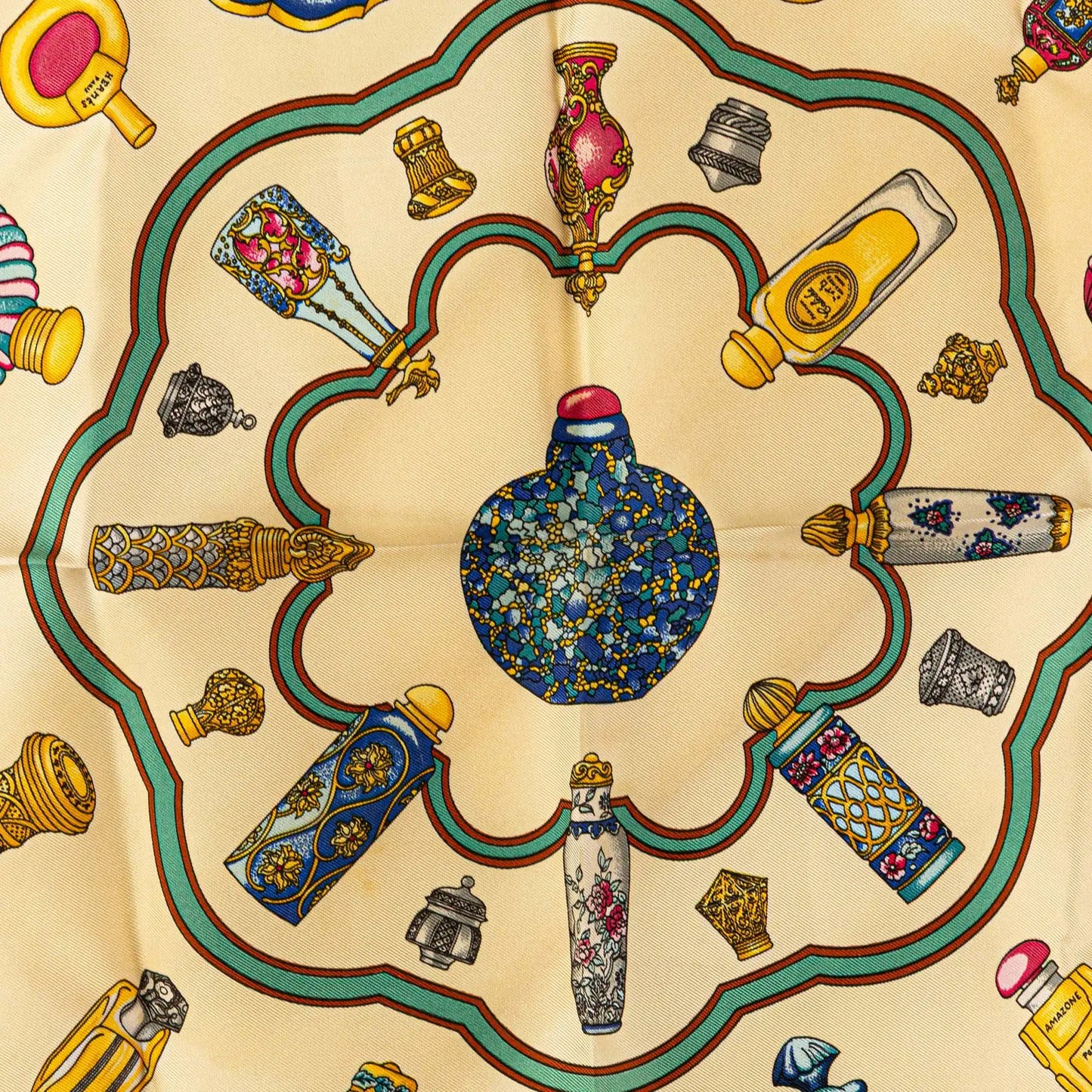 Hermès Qu'Importe Le Flacon Silk Scarf