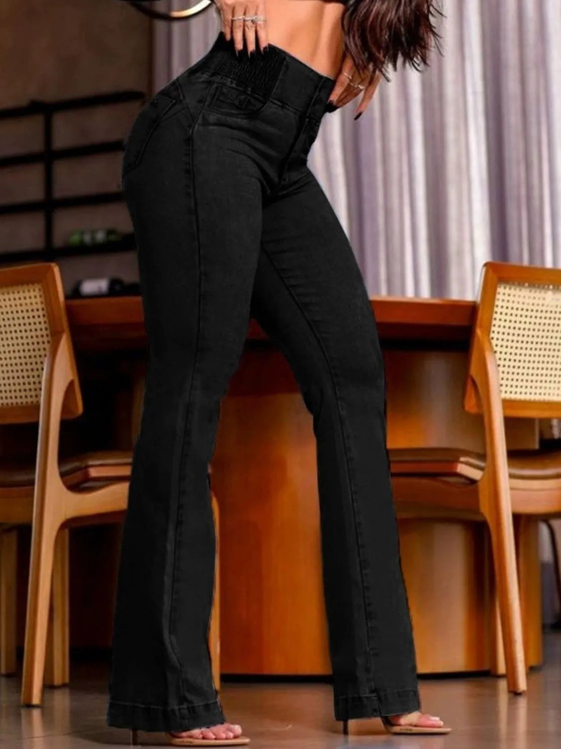 She Wears Glory™ High Rise Bootcut Jeans - She Wears Glory Beverly Hills