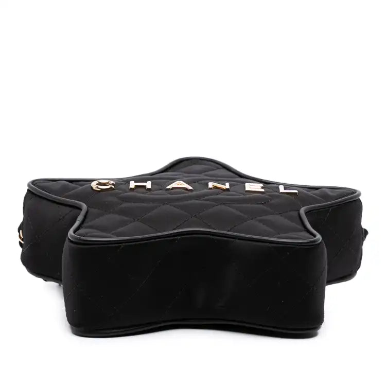 Chanel Quilted Satin Walk Of Fame Star Crossbody