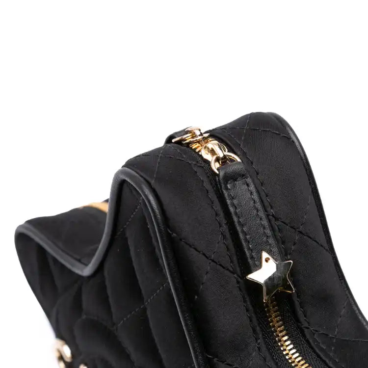 Chanel Quilted Satin Walk Of Fame Star Crossbody