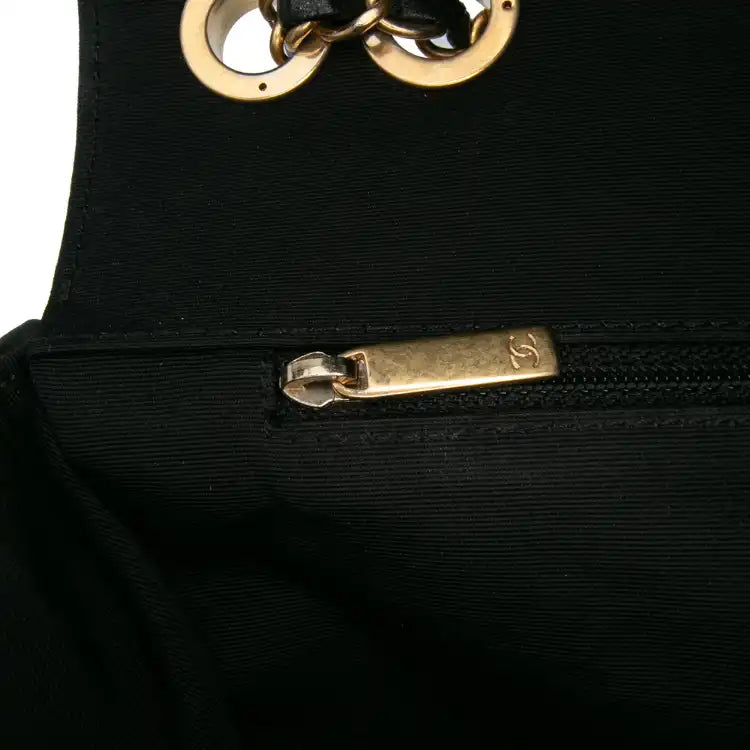 Chanel Medium Bicolor Quilted Lambskin Elegant CC Flap