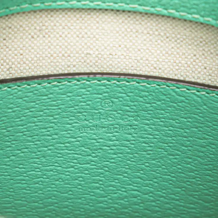 Gucci Mini Jumbo GG Canvas Interlocking G Satchel