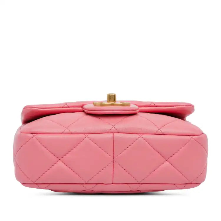 Chanel Mini Lambskin Pending CC Flap