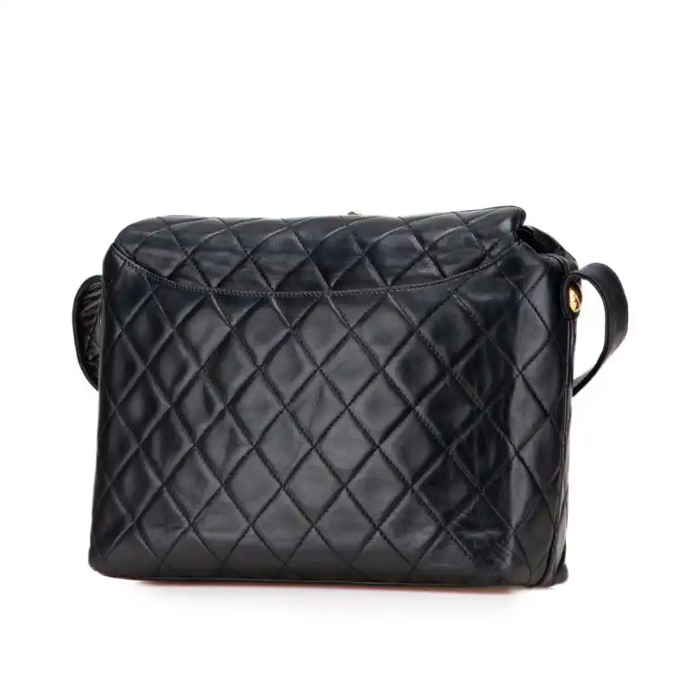 Chanel CC Quilted Lambskin Crossbody