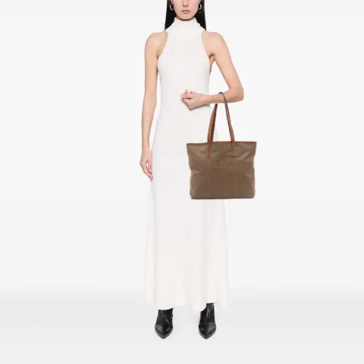 Prada Canvas Canapa Logo Tote