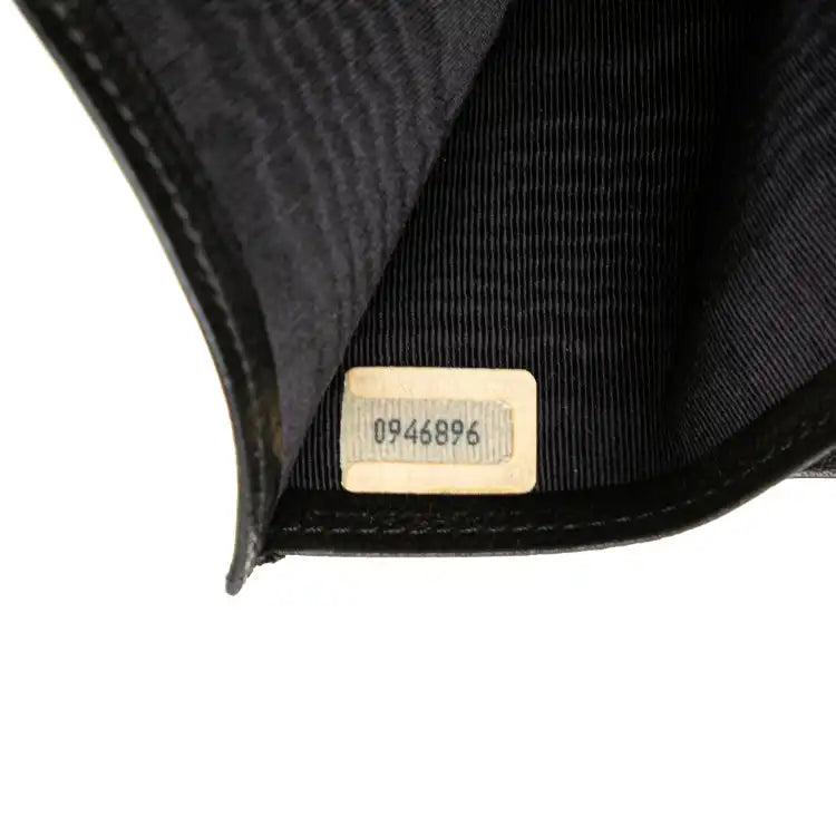 Chanel Double Stitched Lambskin Long Bill Wallet