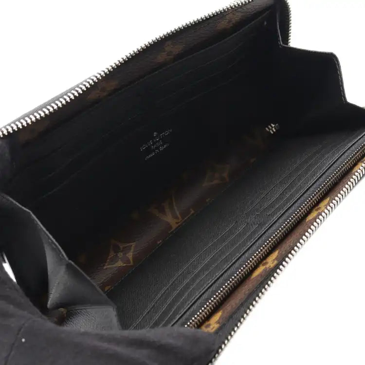 Louis Vuitton Monogram Macassar Zippy Dragonne Wallet