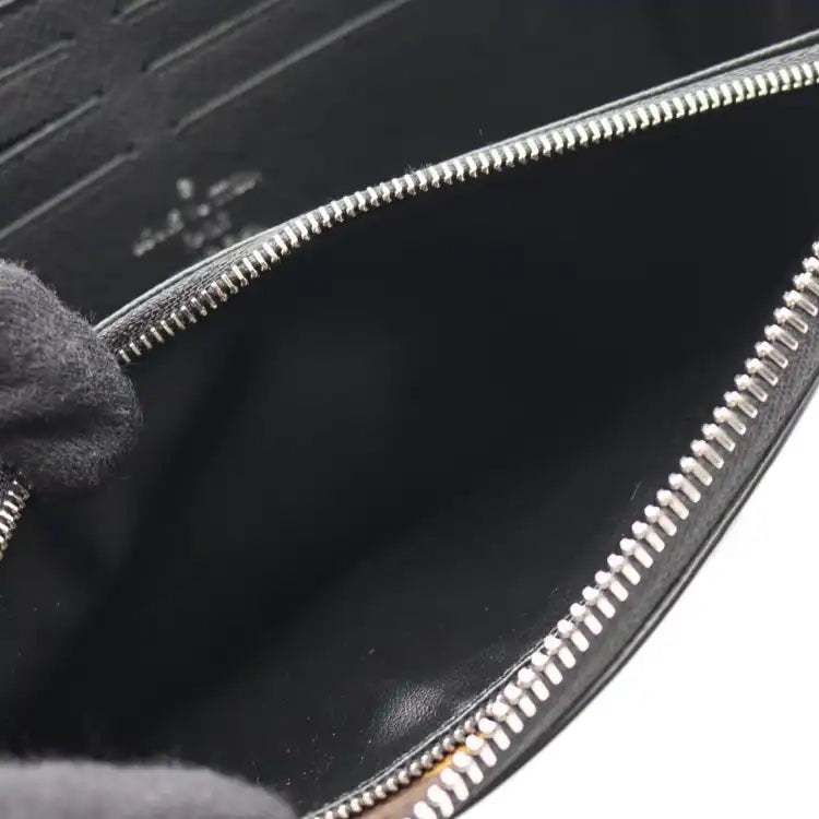 Louis Vuitton Monogram Macassar Zippy Dragonne Wallet