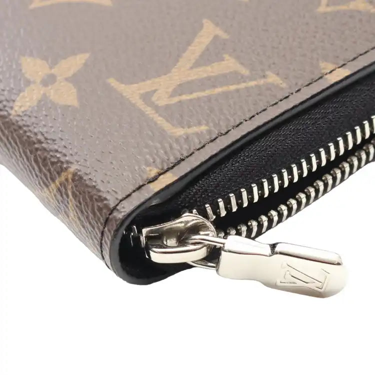 Louis Vuitton Monogram Macassar Zippy Dragonne Wallet