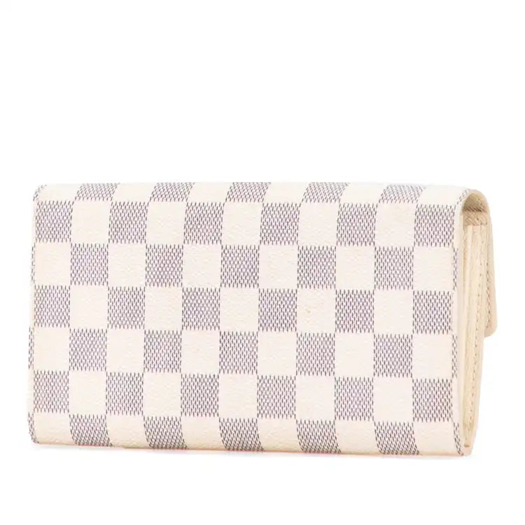 Louis Vuitton Damier Azur Sarah Long Wallet