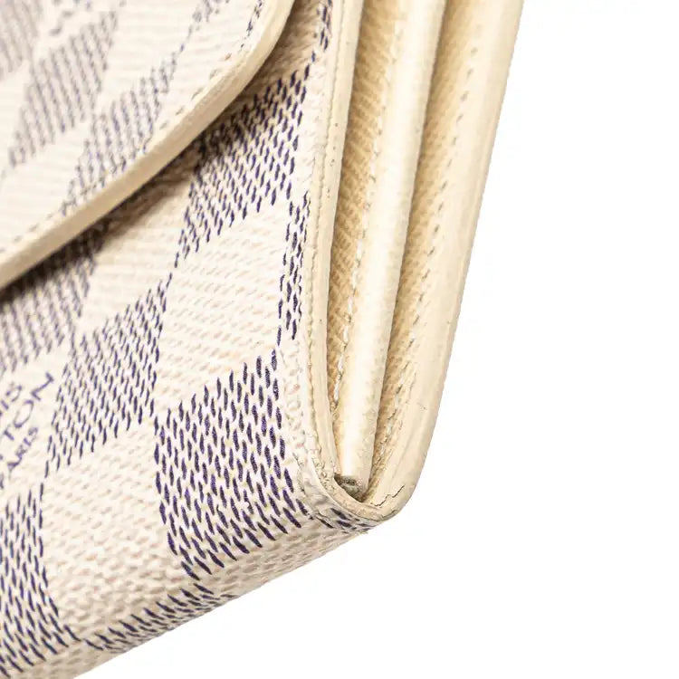 Louis Vuitton Damier Azur Sarah Long Wallet