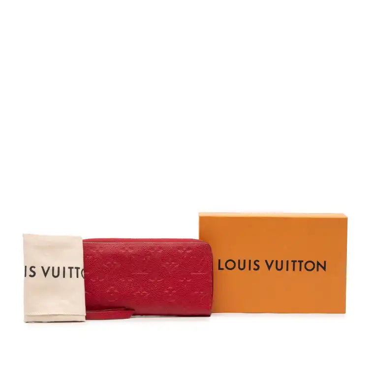 Louis Vuitton Monogram Empreinte Zippy Long Wallet
