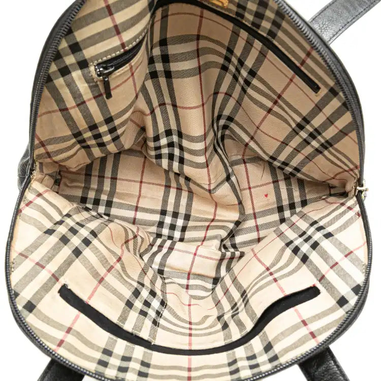 Burberry Leather Dome Handbag
