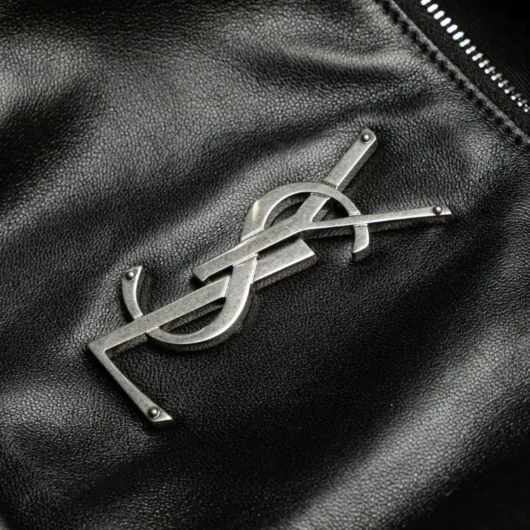 Saint Laurent Smooth Calfskin Monogram Belt Bag