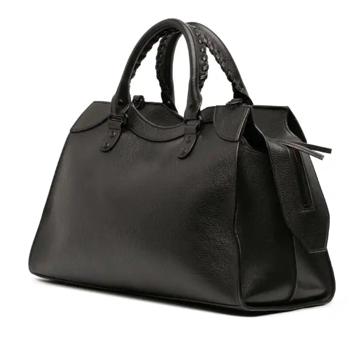 Balenciaga Medium Grained Calfskin Neo Classic City Satchel
