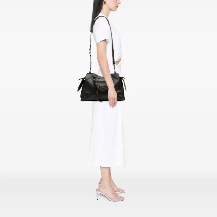 Balenciaga Medium Grained Calfskin Neo Classic City Satchel