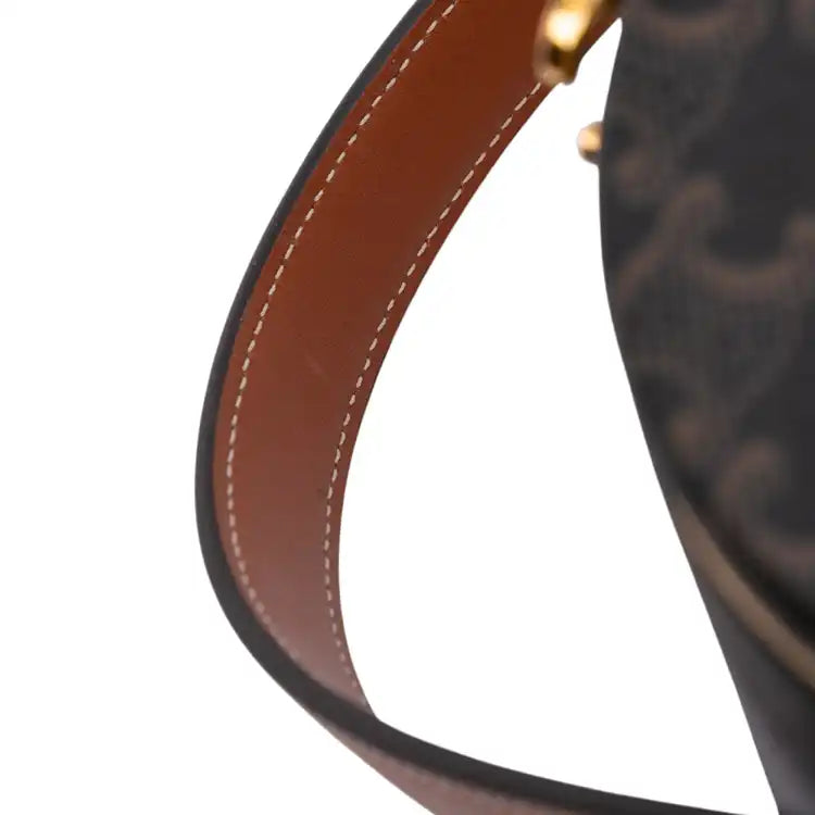 Celine Triomphe Coated Canvas Triomphe Nina Minaudiere Bag
