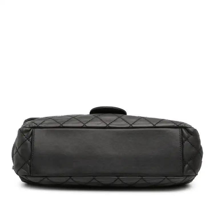 Chanel Large Quilted Iridescent Calfskin Coco Daily Flap