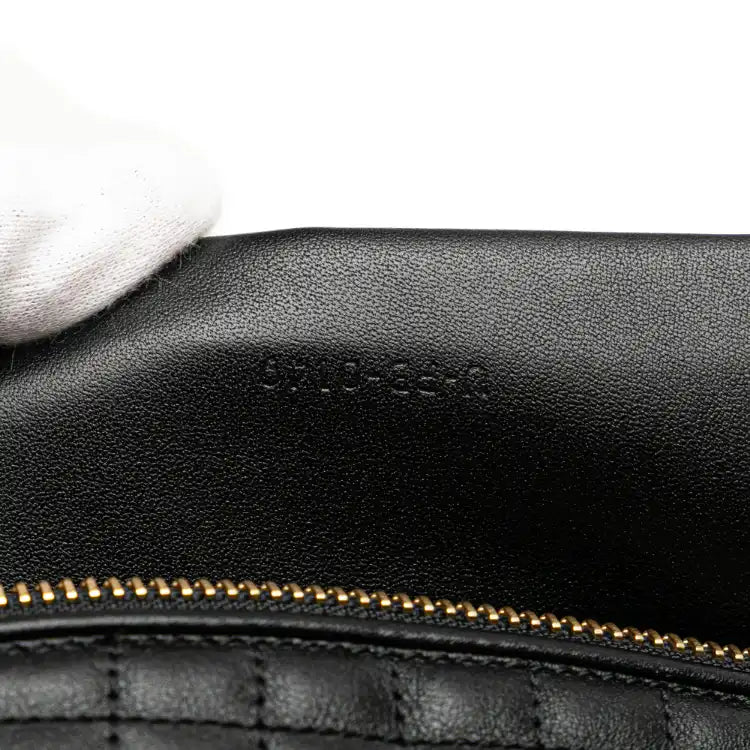 Celine Quilted Calfskin C Charm Belt Bag